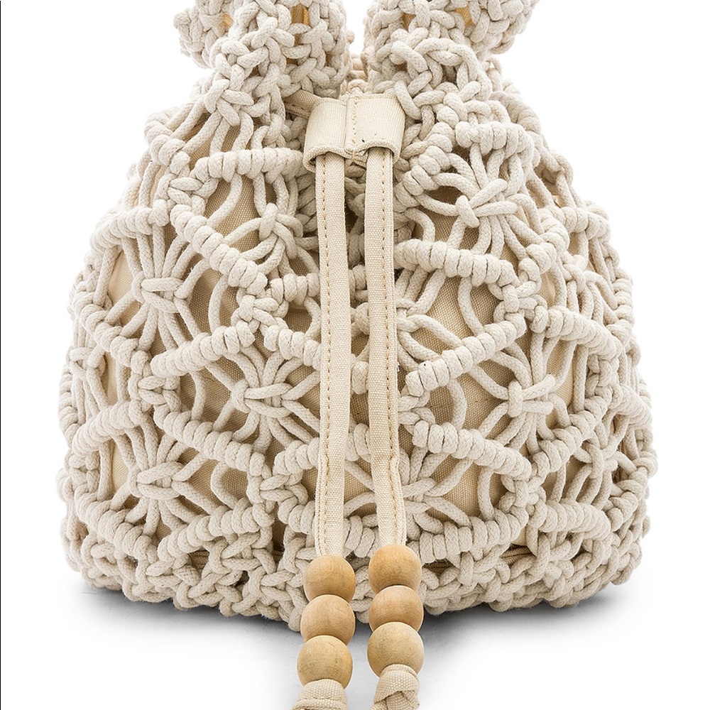 x REVOLVE Maison Mini Backpack in Ivory